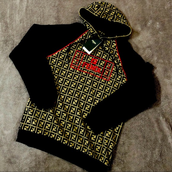fendi multicolor hoodie
